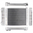 Chevy/GM Race Pro Double Pass Radiator - 24"W x 19"H LS Conf