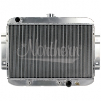 Hot Rod Radiator 25-1/2" W x 19-7/8" H, In-Left / Out-Right