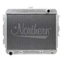 Mopar B & E-Body Alum Radiator for 26" Core Top-RH Lower-LH