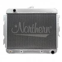 Mopar B & E-Body Alum Radiator for 26" Core Top-LH Lower-RH