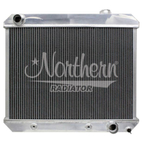 1961-66 GM PU 61-64 Pontiac Alum Radiator- 24-7/8" x 21-5/8"