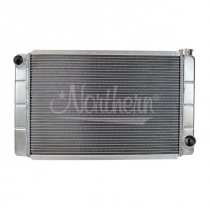 Chevy/GM Race Pro Single Pass Alum Radiator - 28" W x 16" H