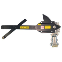 1937-39 Chevy Car Front Power Window Kit w/Chrome Switches