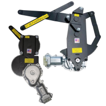 1957-58 Ford 2Dr Retractable Frt/Rear P/Window Chr Switches