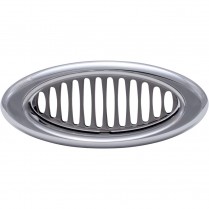Oval Polished A/C Vent with a Radius Bezel
