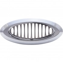 Oval Polished A/C Vent with a 30 Degree Bezel