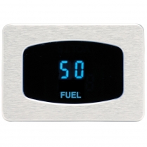 Odyssey Series Fuel Level Gauge - Satin/Teal