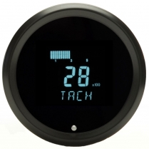 Odessey II 3-3/8" Tachometer Gauge - Black/Teal