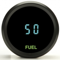 Odyssey II 2-1/16" Fuel Gauge 0-99% - Black/Teal