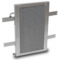 A/C Condenser with Channel Frame - Polished