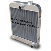 1958 Chevy  Aluminum Radiator - Down Flow