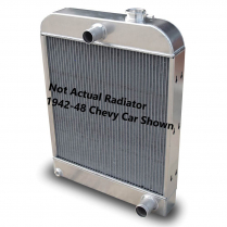1959-65 Chevy Car Cross Flow Aluminum Radiator