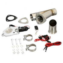 Electric Cutout for Single 2-1/2" Exhaust System with Remote