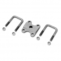 1935-40 Ford Front Dropped Axle U-Bolt Kit - Chrome