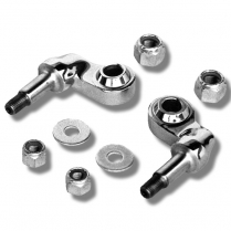 Bolt-on Lower Shock Mounts - Plain Steel