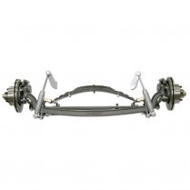 1933-34 Ford Complete Front End with I-Beam Axle - Chrome