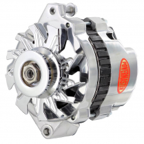 GM CS130 Polished 1-Gr 105A Str 6.14" Mt 1-Wire Alternator