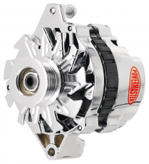 GM CS130 Polished 6-Gr Serp 105A Str 6.61" Mt 1W Alternator