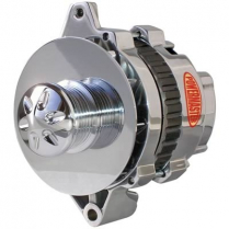 GM CS130 Polished 1-Groove 105A Str 6.61" Mt 1W Alternator