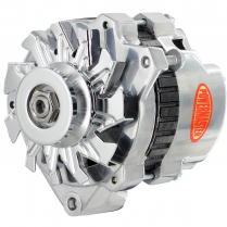GM CS130 Polished 1-Groove 105A RH OS 1 or 3-Wire Alternator