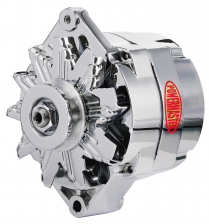GM 10si Chrome 1-Groove 100A 1 or 3-Wire Alternator