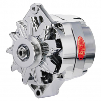 GM 12si Chrome 1-Groove 150A 1 or 3-Wire Alternator