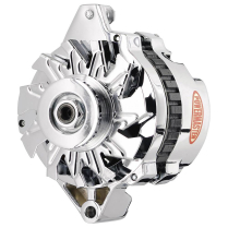 140 Amp Alternator One Wire Straight Mount - Chrome