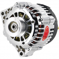 GM AD230 Chrome 6-Groove Serp 165A 1 or 3-Wire Alternator