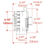 Ford 3G Polished 6-Gr Serp 200A Str Mt 1-Wire Alternator