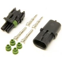 Weatherpack Kit for 2 Circuit with Male & Female Connectors