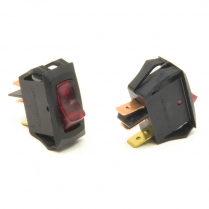Small Rocker On/Off Switch with Red Lights