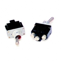 Heavy Duty Toggle Switch-Off/Momentary On, Single Pole 20Amp