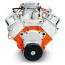 GM 502 cid 621 HP Dressed Crate Engine w/Alum Heads