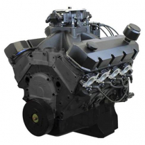 New 632 BBC 815 HP Dressed Crate Engine with Black Heads