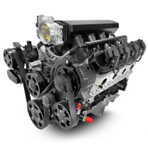 GM LS 427 cid 600 HP Blk Delx Dressed FI Engine w/Controller