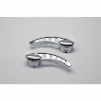 <N/A> Drilled Door Handles for Ford up to 48 - Chrome