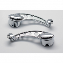 Drilled Window Cranks for 49 & Up GM & Ford - Chrome