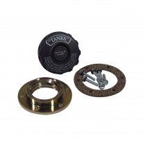 6 Hole Bolt On Fuel Filler Neck Kit with Push Thru Cap