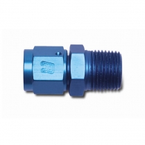 -3 AN Female to Male 1/8" NPT Straight Swivel Fitting - Blue