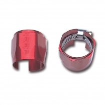 -6 AN Tube Seal Hose Clamp - Red