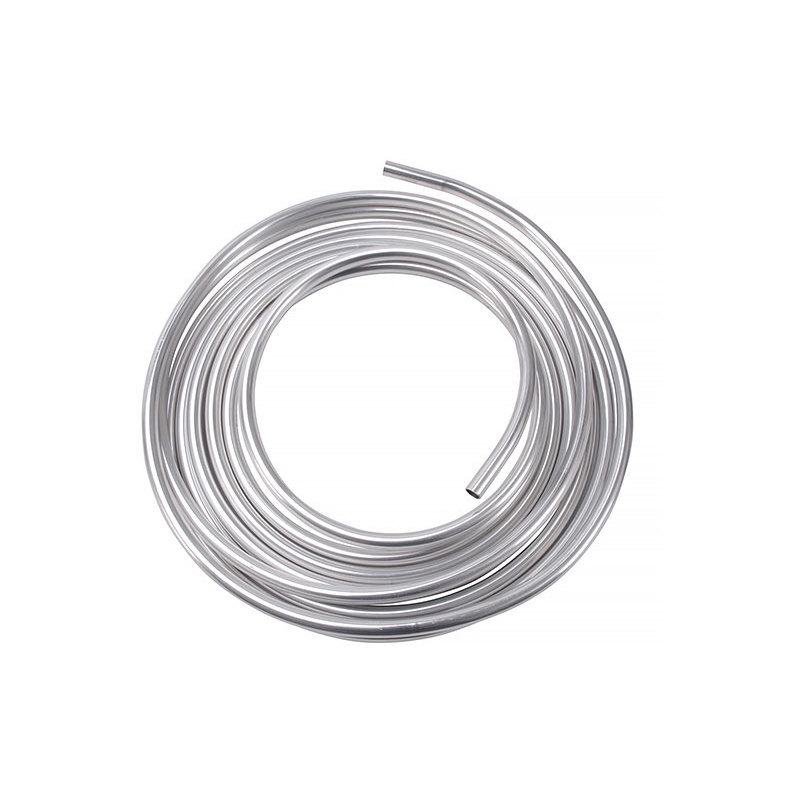 3/8 Aluminum Fuel Line, 25 Ft Roll - Silver Russell 639480