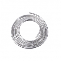 3/8" x 25 Foot Aluminum Fuel Line - Silver