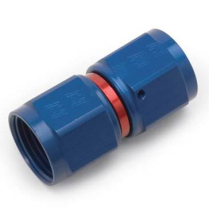 -10 AN Female to FM Swivel Coupler Fitting - Blue/Red