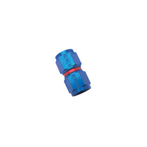 -4 AN Female to FM Straight Swivel Coupler Fitting - Blue