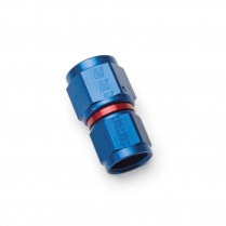 -10 AN Female x -8 AN FM Coupler Reducer Fitting - Blue/Red