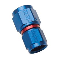 -12 AN Female x -10 AN FM Coupler Reducer Fitting - Blue/Red