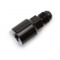 -6 AN Male x 3/8" Female Quick Disconnect Fitting - Black