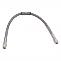 -3 AN Straight to 3 AN Straight SS Brake Hose - 16" Long