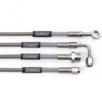 Flex Brake Hose 10mm 3/8" Banjo to 3/16" Hardline - 12" Long