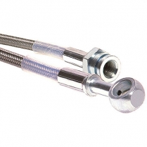 Flex Brake Hose 10mm 3/8" Banjo to 3/16" Hardline - 13" Long